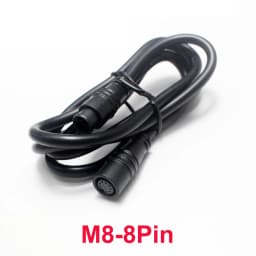 M8 2 3 4 5 6 8 Pin 1M E-bike Speed Sensor Male to Female M/F Extension Connector Cable Electric Bicycle Waterproof Ebike Wire