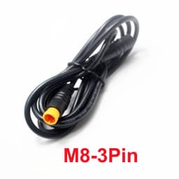 M8 2 3 4 5 6 8 Pin 1M E-bike Speed Sensor Male to Female M/F Extension Connector Cable Electric Bicycle Waterproof Ebike Wire