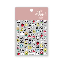 Cute Cartoon Nail Art Stickers, Bear Rabbit Flowers Panda Designs, Adhesive Decals for Nails Manicure Decoration