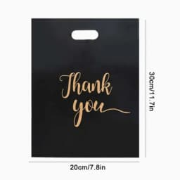 10/100PCS Thank You Handbag Product Shopping Bag Candy Gift Candy Packaging Thanksgiving Wedding Birthday Party Decoration