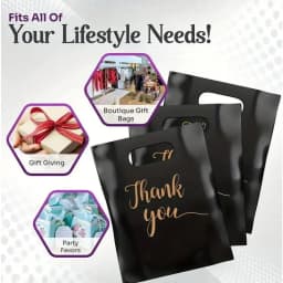 10/100PCS Thank You Handbag Product Shopping Bag Candy Gift Candy Packaging Thanksgiving Wedding Birthday Party Decoration