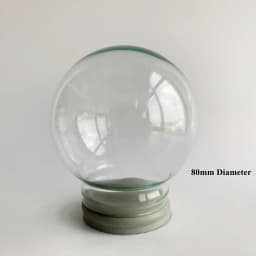 Promotional Gift 45/65/80/100/120MM Diameter DIY Empty Glass Snow Globe Wholesales