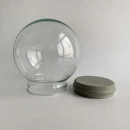 Promotional Gift 45/65/80/100/120MM Diameter DIY Empty Glass Snow Globe Wholesales