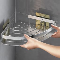 Bathroom Shelf Bathroom Towel Rack Shelves Wall Shower Shampoo Rack No Drill Shelf Bathroom Tripod Storage Rack