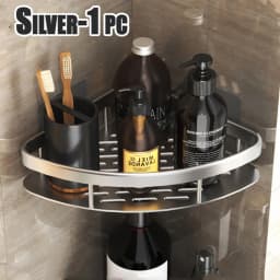 Bathroom Shelf Bathroom Towel Rack Shelves Wall Shower Shampoo Rack No Drill Shelf Bathroom Tripod Storage Rack