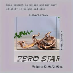 Octopus Shaped Ball Stand Base, 93MM Alloy Jewelry Storage Rack, Beautiful Ornament Crystal Sphere Holder For Home Room Office