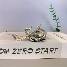Octopus Shaped Ball Stand Base, 93MM Alloy Jewelry Storage Rack, Beautiful Ornament Crystal Sphere Holder For Home Room Office