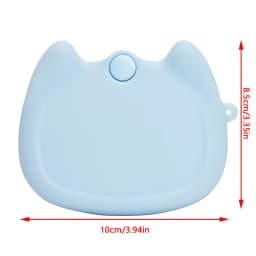 Silicone Denture Tray Box Dental Orthodontic Braces Retainer Case Vent Holes Dental Denture Box ​False Teeth Protective Case