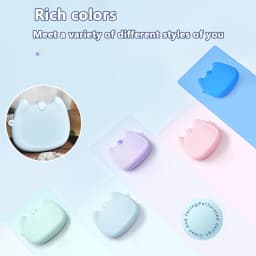 Silicone Denture Tray Box Dental Orthodontic Braces Retainer Case Vent Holes Dental Denture Box ​False Teeth Protective Case