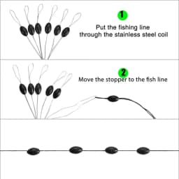 600Pcs 100 Group Set Rubber Space Beans Oval Stopper Fishing Bobber For Fly Fishing Accessories Spinner Bait Fish Tool