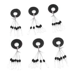 600Pcs 100 Group Set Rubber Space Beans Oval Stopper Fishing Bobber For Fly Fishing Accessories Spinner Bait Fish Tool