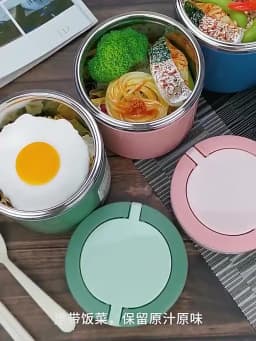 630/1000ml Food Thermal Jar Insulated Soup Cup Thermos Containers Stainless Steel Lunch Box Thermo Keep Hot for School Children