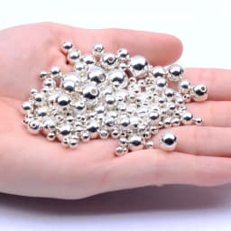 3mm-12mm Gold Plated/silver Plated Pearl Acrylic Beads Round Pearl Spaced Scattered Beads For Jewelry Making Diy