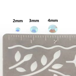 Black AB 2mm,3mm,4mm Nail Art Resin Jelly Rhinestone Round Flatback For DIY Nail Art Accessories