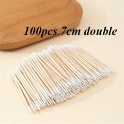 900/100/300pcs Disposable Wooden Micro Bud Swabs Lint Free Eyelash Extension Glue Removing Tools Makeup Mini Brush