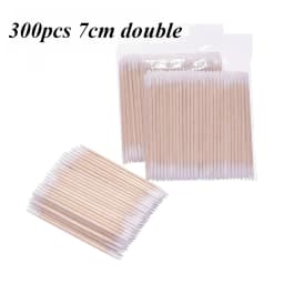 900/100/300pcs Disposable Wooden Micro Bud Swabs Lint Free Eyelash Extension Glue Removing Tools Makeup Mini Brush