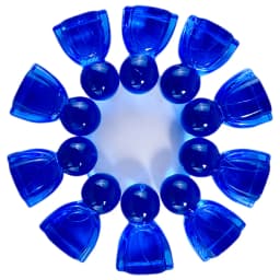 Pawn/ Chess 24mm Plastic Game Pieces for Board Game Accessories 4 Colors 10pcs