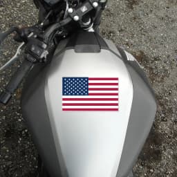 10Sheets/Pack American Flag Sticker,Patriotic Stars Reflective Stripe USA Flag Car Stickers,Suitable For Motorcycle Stickers