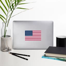 10Sheets/Pack American Flag Sticker,Patriotic Stars Reflective Stripe USA Flag Car Stickers,Suitable For Motorcycle Stickers