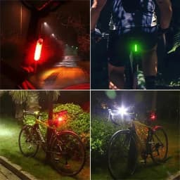Rear Cycling Light Rechargeable Road Mountain Bike Taillight Waterproof LED Bicycle Tail Lamp Mini Lantern MTB Cycling Lighting