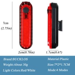 Rear Cycling Light Rechargeable Road Mountain Bike Taillight Waterproof LED Bicycle Tail Lamp Mini Lantern MTB Cycling Lighting