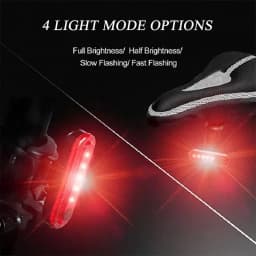 Rear Cycling Light Rechargeable Road Mountain Bike Taillight Waterproof LED Bicycle Tail Lamp Mini Lantern MTB Cycling Lighting