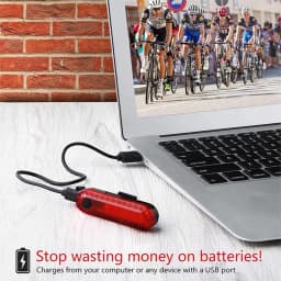 Rear Cycling Light Rechargeable Road Mountain Bike Taillight Waterproof LED Bicycle Tail Lamp Mini Lantern MTB Cycling Lighting
