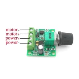 1pc DC Motor 1.8V 3V 5V 6V 12V PWM Adjustable Speed Controller Potentiometer Knob Switch Kit Control Governor