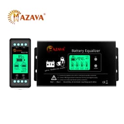 MAZAVA PLC-10 HX02 Battery Balancer 2S 4S 12V 24V 36V 48V 96A ctive LCD Lead Acid Li li-ion LiFePO4 Battery Equalizer Monitor