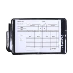 Red Card Soccer Referee Card Recording Paper Score Sheets Soccer Referee Book with Pencil Yellow Card Football Referee Wallet