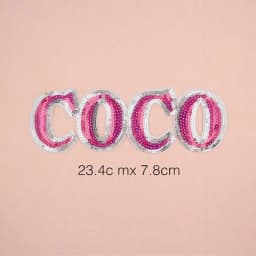 Big Sequin Applique Patches Transfer for clothing Backpacks Jackets Iron-on Stitch Sewing Applications Adhesive Thermoadhesive