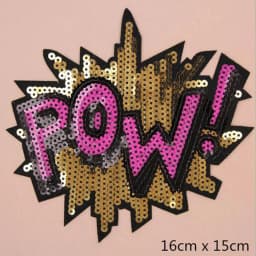 Big Sequin Applique Patches Transfer for clothing Backpacks Jackets Iron-on Stitch Sewing Applications Adhesive Thermoadhesive