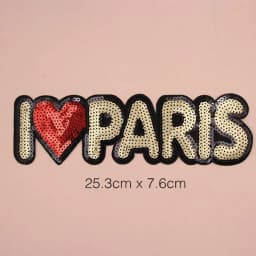 Big Sequin Applique Patches Transfer for clothing Backpacks Jackets Iron-on Stitch Sewing Applications Adhesive Thermoadhesive