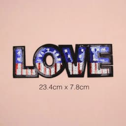 Big Sequin Applique Patches Transfer for clothing Backpacks Jackets Iron-on Stitch Sewing Applications Adhesive Thermoadhesive