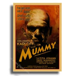 Monsters Movie Poster Retro Kraft Paper Prints Vintage Home Decor Picture Living Room Decoration Horror Film Art Wall Painting