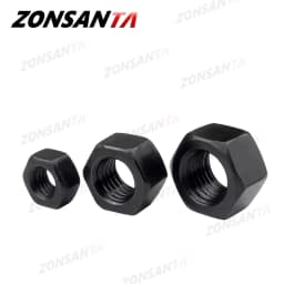M2 M2.5 M3 M4 M5 M6 M8 M10 M12 M14 M16 M18 M20 M22 M24 M27 M30 M36 Hexagon Hex Nuts Grade 8.8 Black Carbon Steel Metric Hex Nuts
