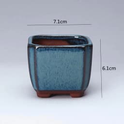 Chinese Style Bonsai Pots Breathable Stoneware Bonsai Pots With Holes Chinese Style Bonsai Flowerpot Ceramic Crafts for Garden