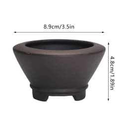 Chinese Style Bonsai Pots Breathable Stoneware Bonsai Pots With Holes Chinese Style Bonsai Flowerpot Ceramic Crafts for Garden