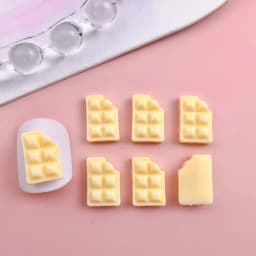 50pcs Resin Chocolate Nail Charms Cream Flatback Nail Art Decoration Accessories DIY Ornaments Crafts
