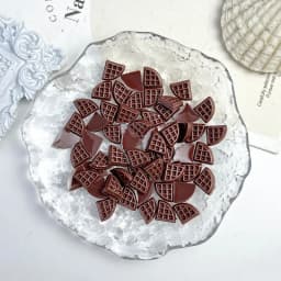 50pcs Resin Chocolate Nail Charms Cream Flatback Nail Art Decoration Accessories DIY Ornaments Crafts