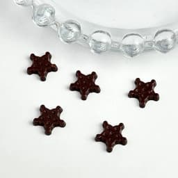 50pcs Resin Chocolate Nail Charms Cream Flatback Nail Art Decoration Accessories DIY Ornaments Crafts