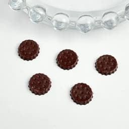 50pcs Resin Chocolate Nail Charms Cream Flatback Nail Art Decoration Accessories DIY Ornaments Crafts