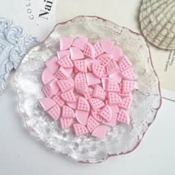 50pcs Resin Chocolate Nail Charms Cream Flatback Nail Art Decoration Accessories DIY Ornaments Crafts
