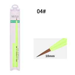 Green Nail Brush Gel Brush For Manicure Acrylic UV Gel Extension Pen Nail Polish Painting Drawing Brush