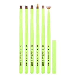 Green Nail Brush Gel Brush For Manicure Acrylic UV Gel Extension Pen Nail Polish Painting Drawing Brush
