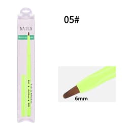 Green Nail Brush Gel Brush For Manicure Acrylic UV Gel Extension Pen Nail Polish Painting Drawing Brush