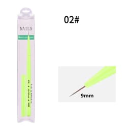Green Nail Brush Gel Brush For Manicure Acrylic UV Gel Extension Pen Nail Polish Painting Drawing Brush