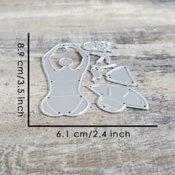Catlove Summer Back silhouette Metal Cutting Dies Scrapbooking Mold Stencil Die Cuts Card Making DIY Craft Embossing New Dies