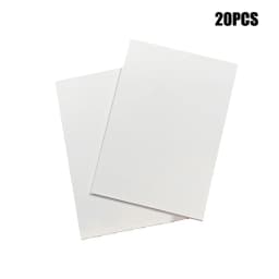10/20Pcs A7 White Cardboard Card Protection Out Small Card Packaging Thick Cardboard Packaging Office Desk Accessories