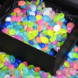 100 Pcs Luminous Rock, Stone Luminous Dark Garden Pebbles, Sidewalk Fish Tank Decoration, Aquariums, Fish Tanks loom